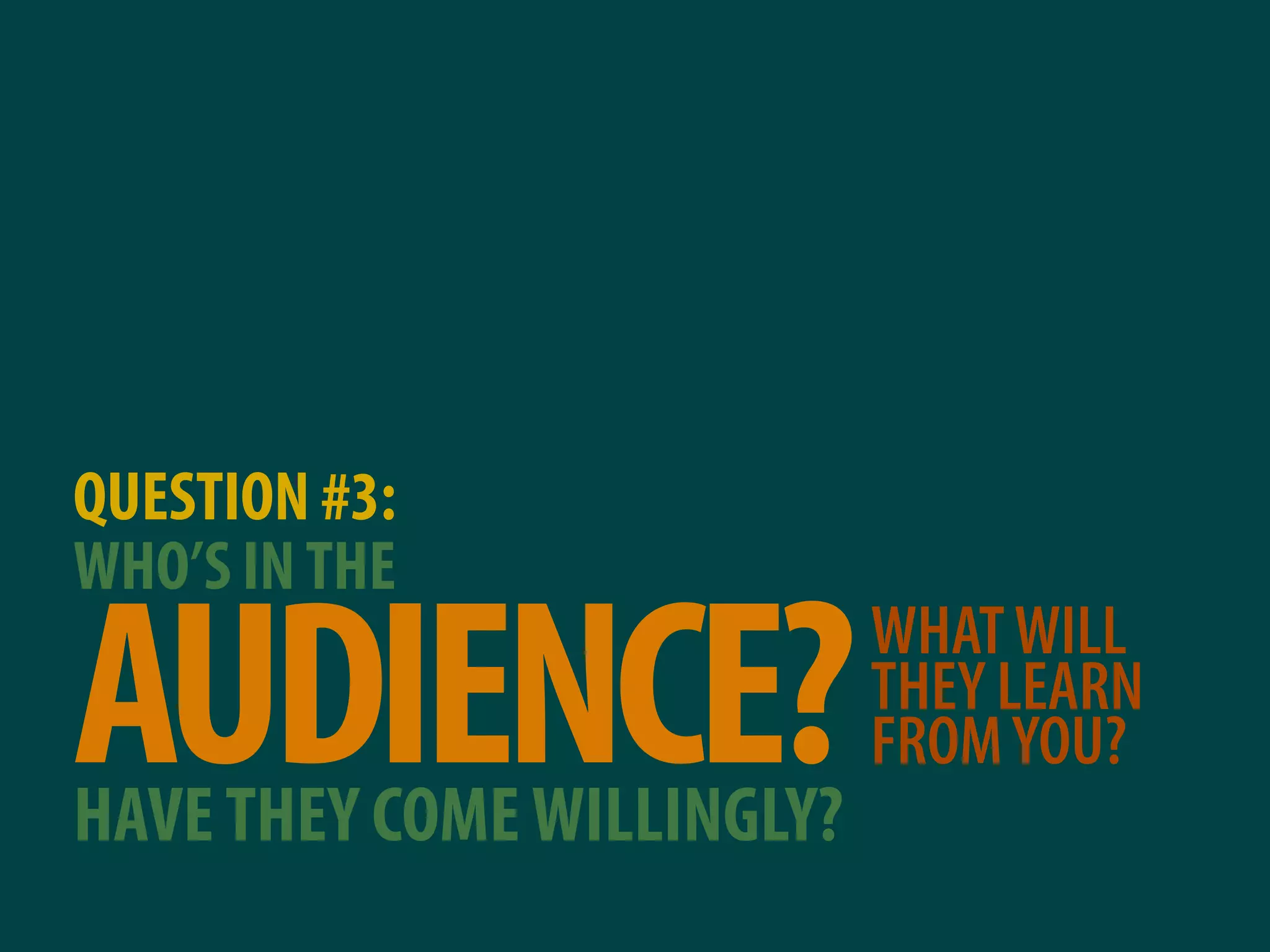 Why most presentations suck