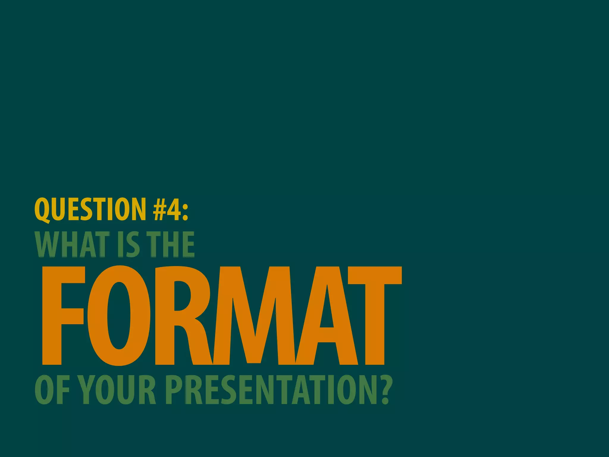 Why most presentations suck