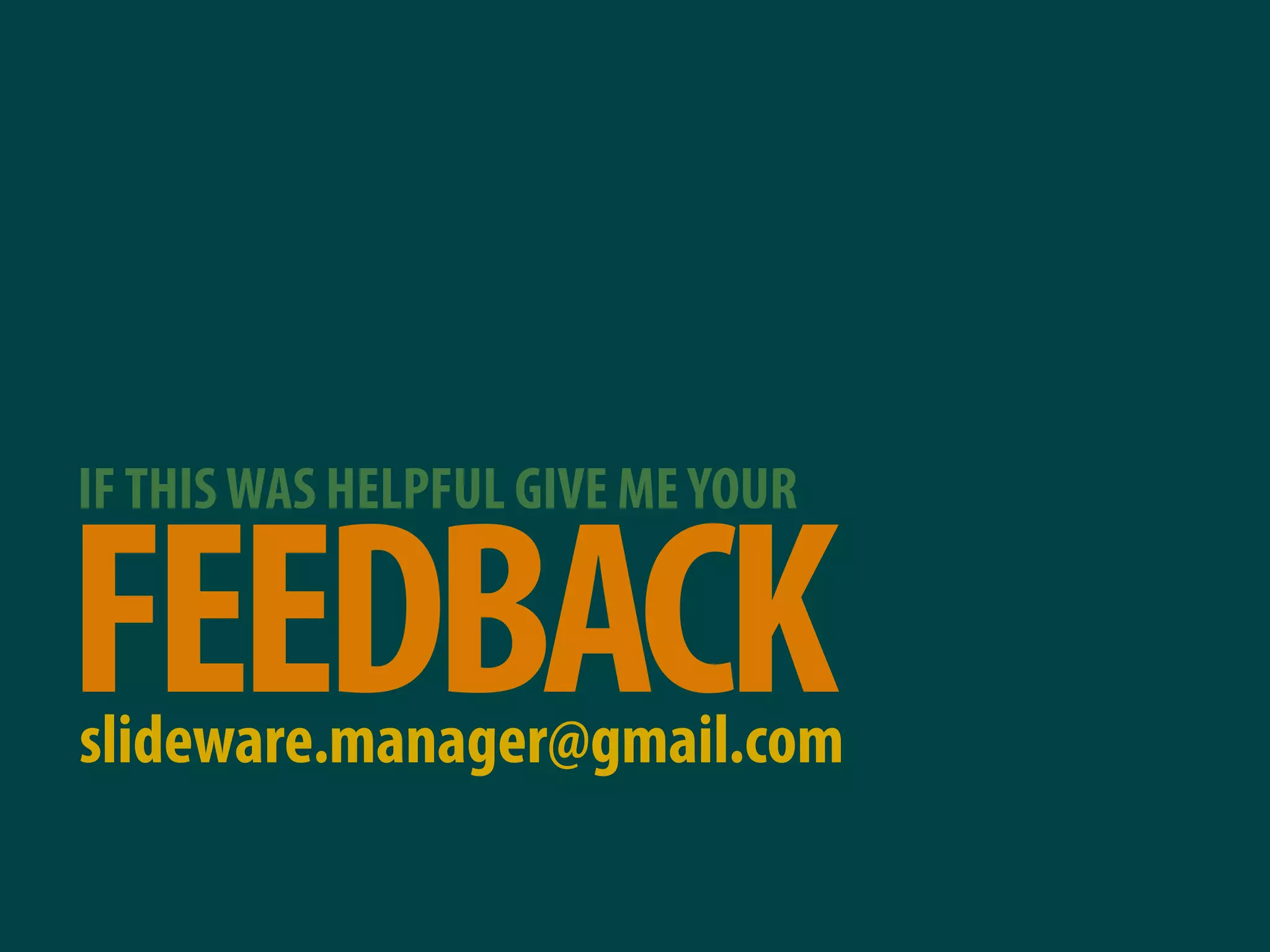 Why most presentations suck