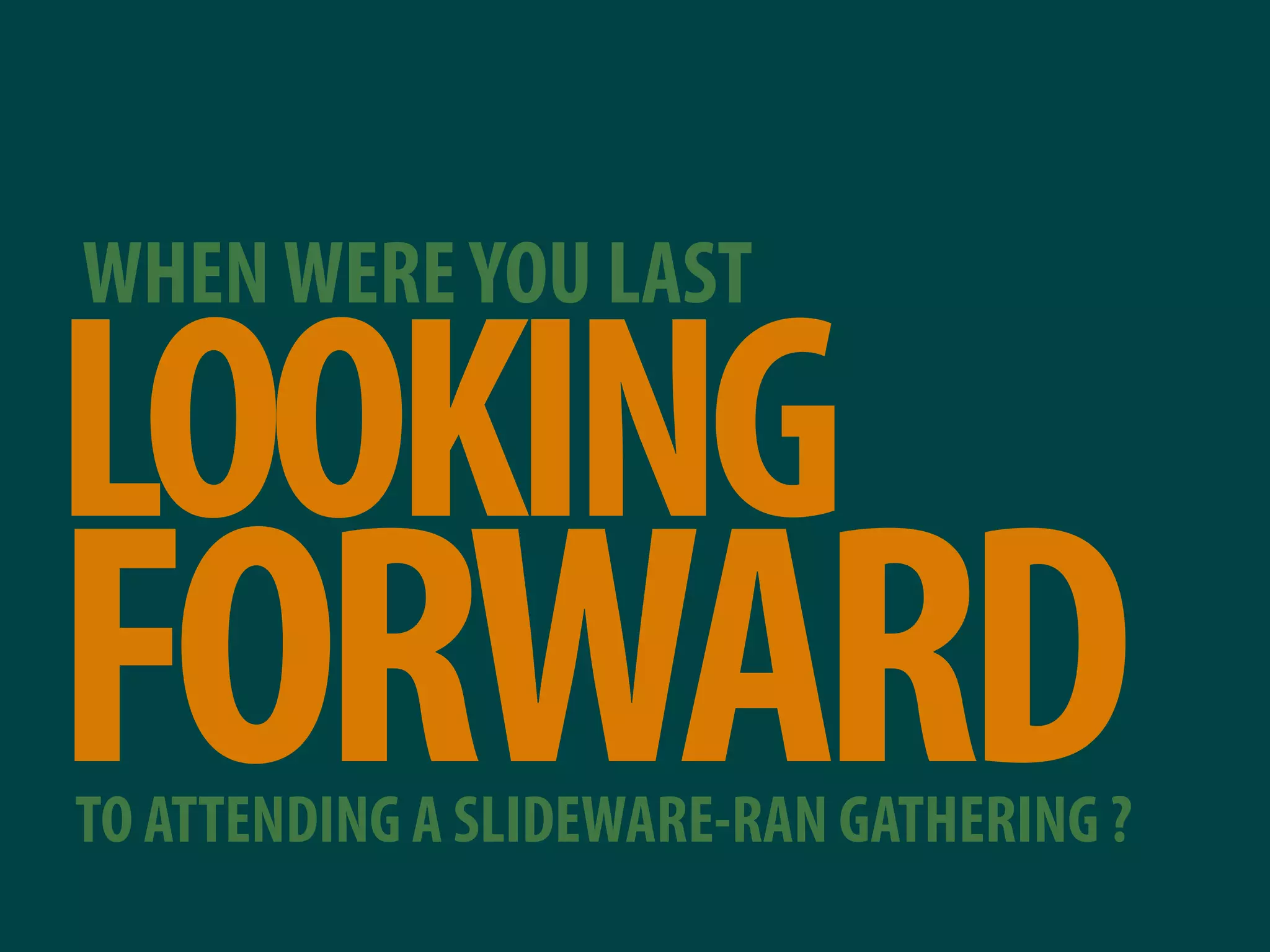 Why most presentations suck