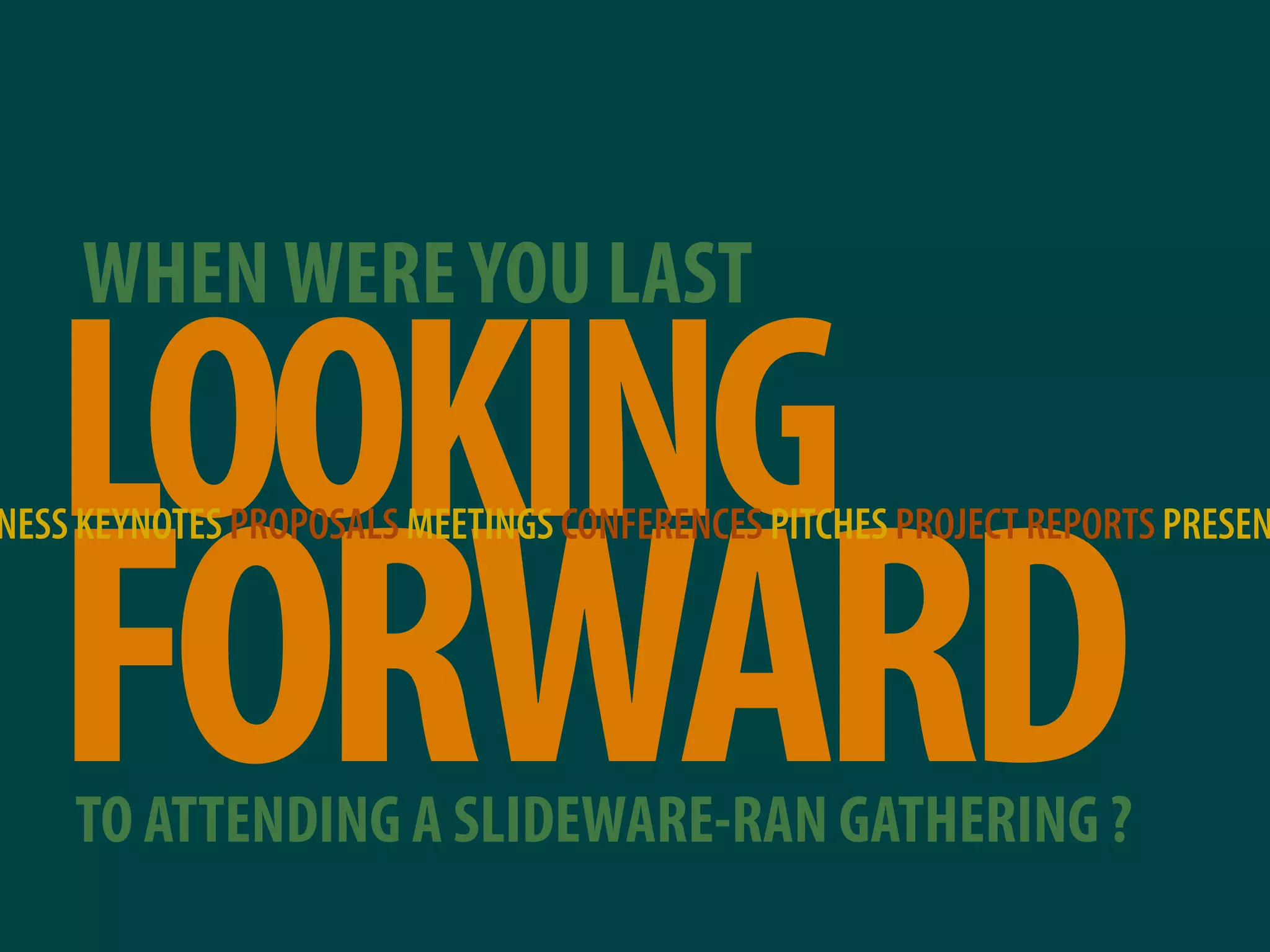 Why most presentations suck