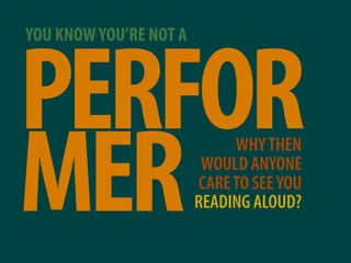 Why most presentations suck