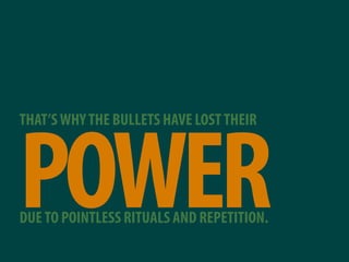 Why most presentations suck