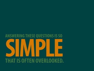 Why most presentations suck