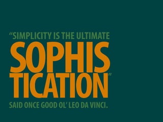 Why most presentations suck