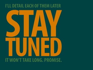 Why most presentations suck