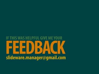 Why most presentations suck