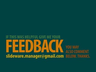 Why most presentations suck