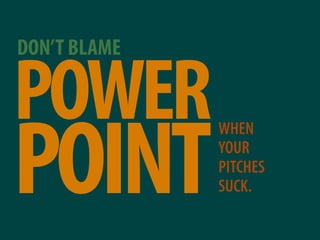 Why most presentations suck