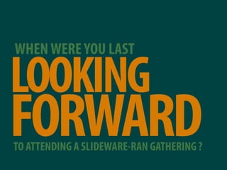 Why most presentations suck