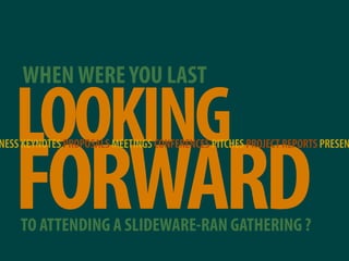 Why most presentations suck