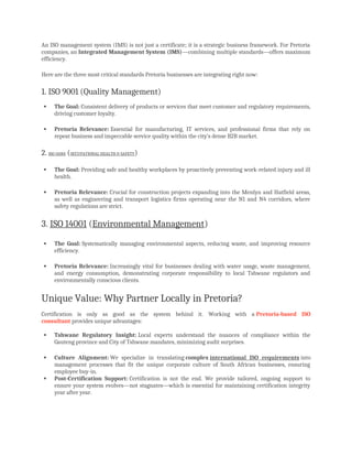 Why Pretoria’s Top Companies Are Adopting ISO Management Systems Now.docx