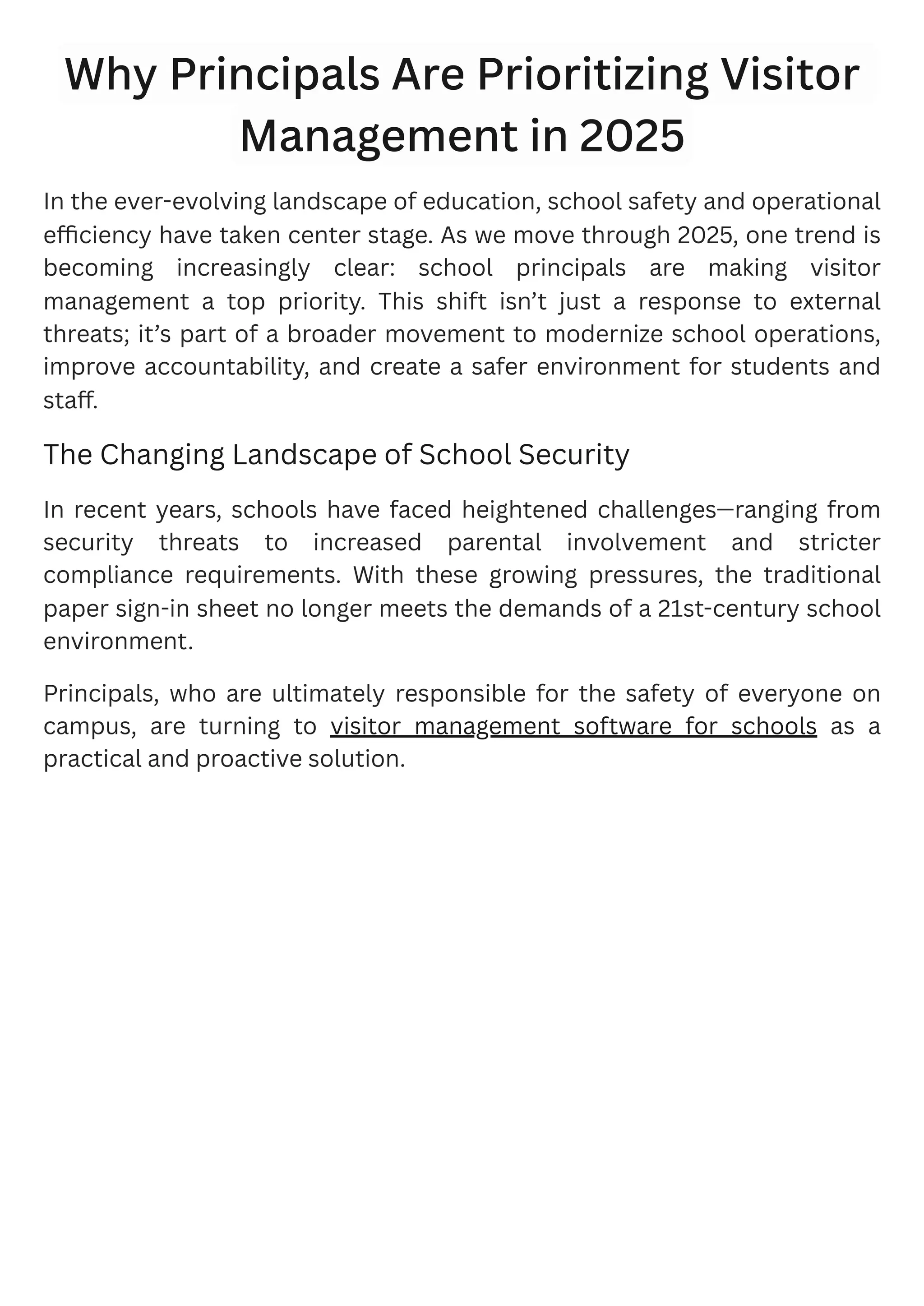 Why Principals Are Prioritizing Visitor Management in 2025 PDF