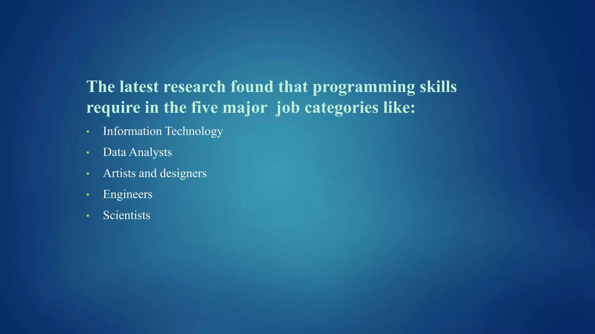 Why programming is important | PPTX