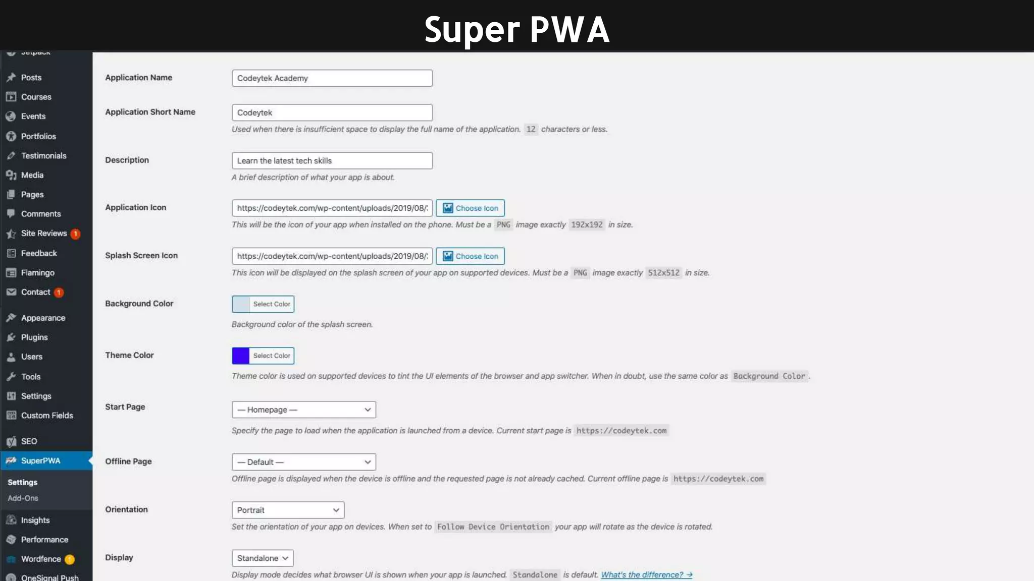 Super PWA
 