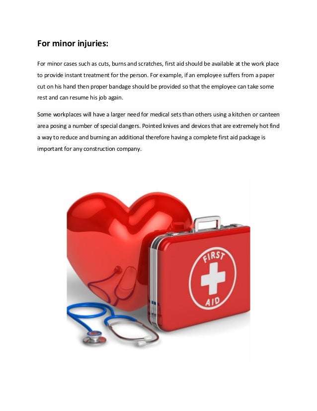 Why providing first aid at work is so important