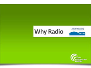 Why Radio
 