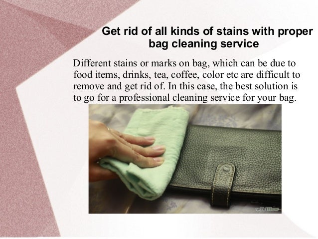 professional bag cleaning