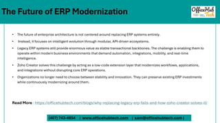 Why Replacing Legacy ERP Fails (And How Zoho Creator Solves It).pdf