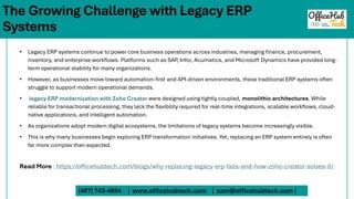 Why Replacing Legacy ERP Fails (And How Zoho Creator Solves It).pdf
