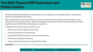 Why Replacing Legacy ERP Fails (And How Zoho Creator Solves It).pdf
