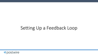 Setting Up a Feedback Loop
 