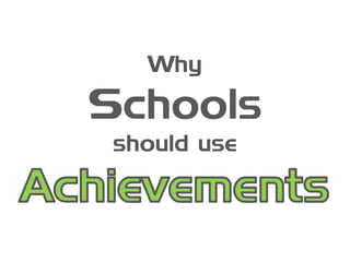 Why

Schools
 should use
 