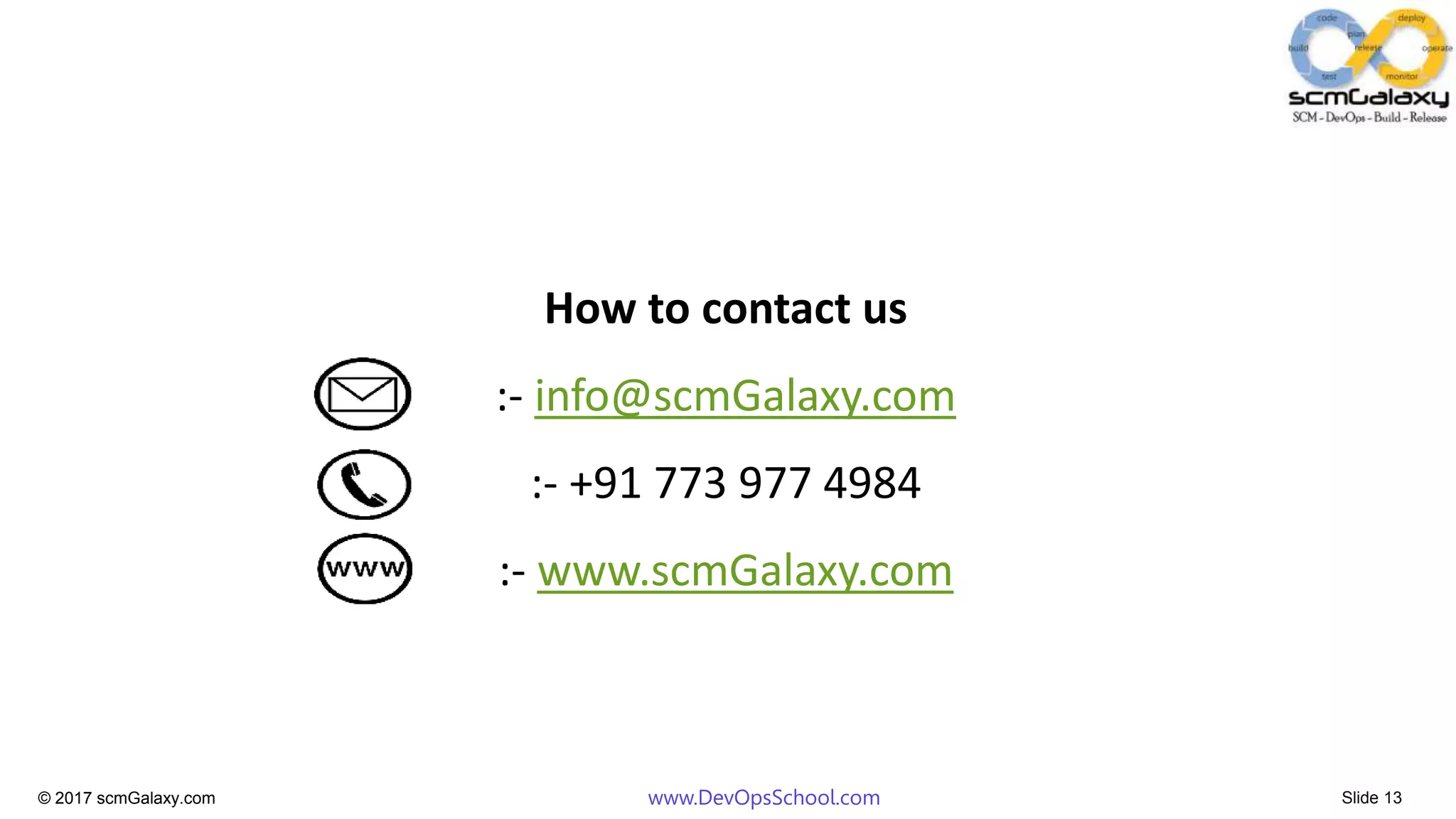 Why scmGalaxy for devops | PPT