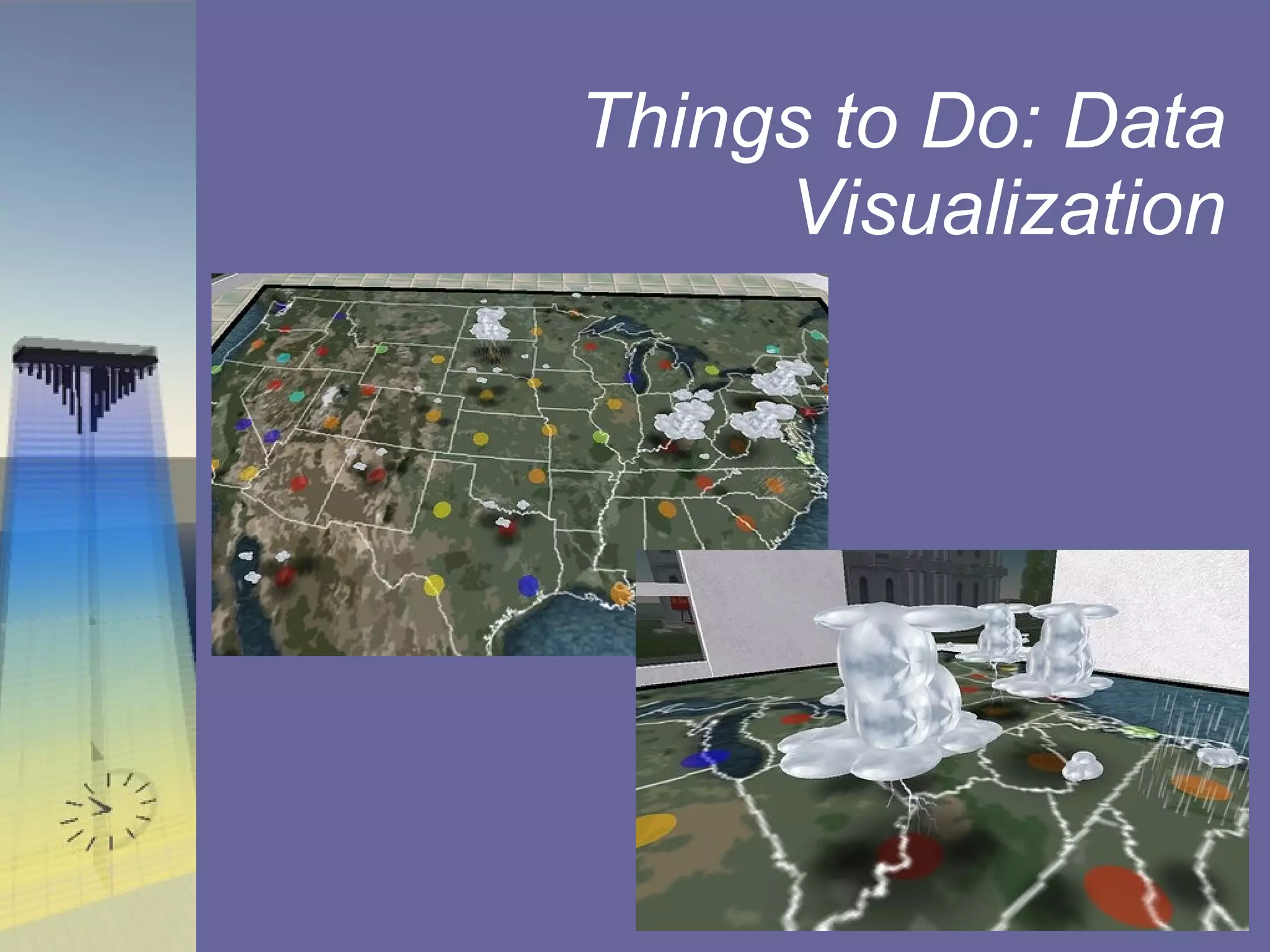 Things to Do: Data Visualization 