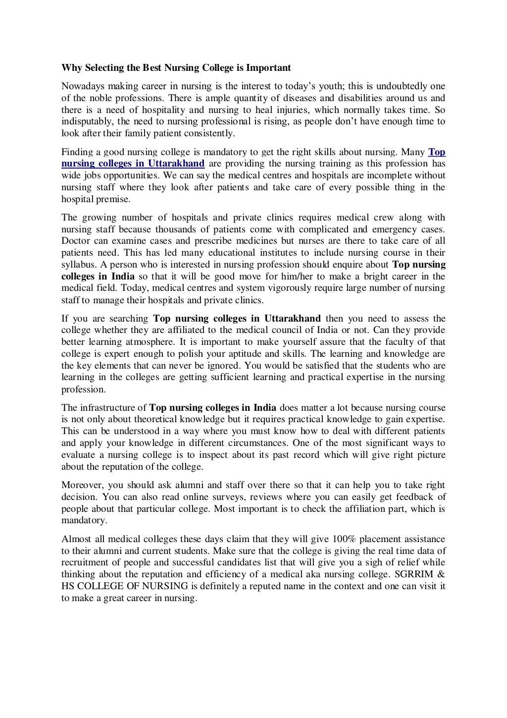 why-selecting-the-best-nursing-college-is-important