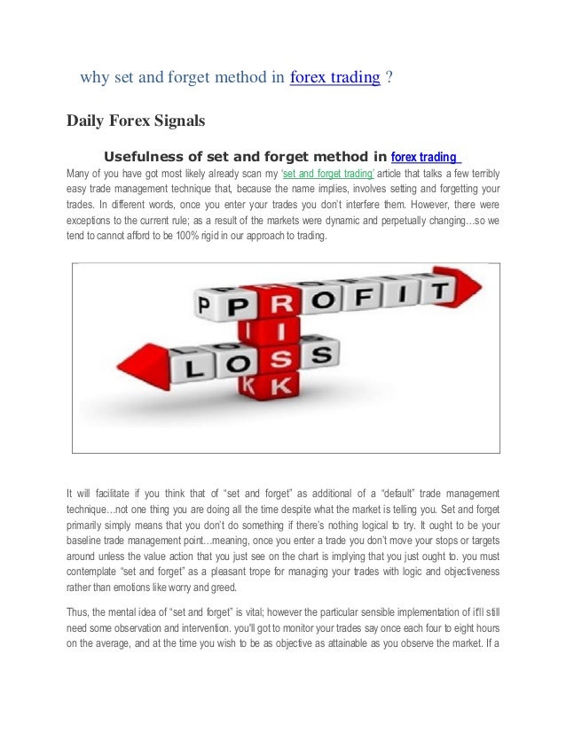 Set and forget forex signals