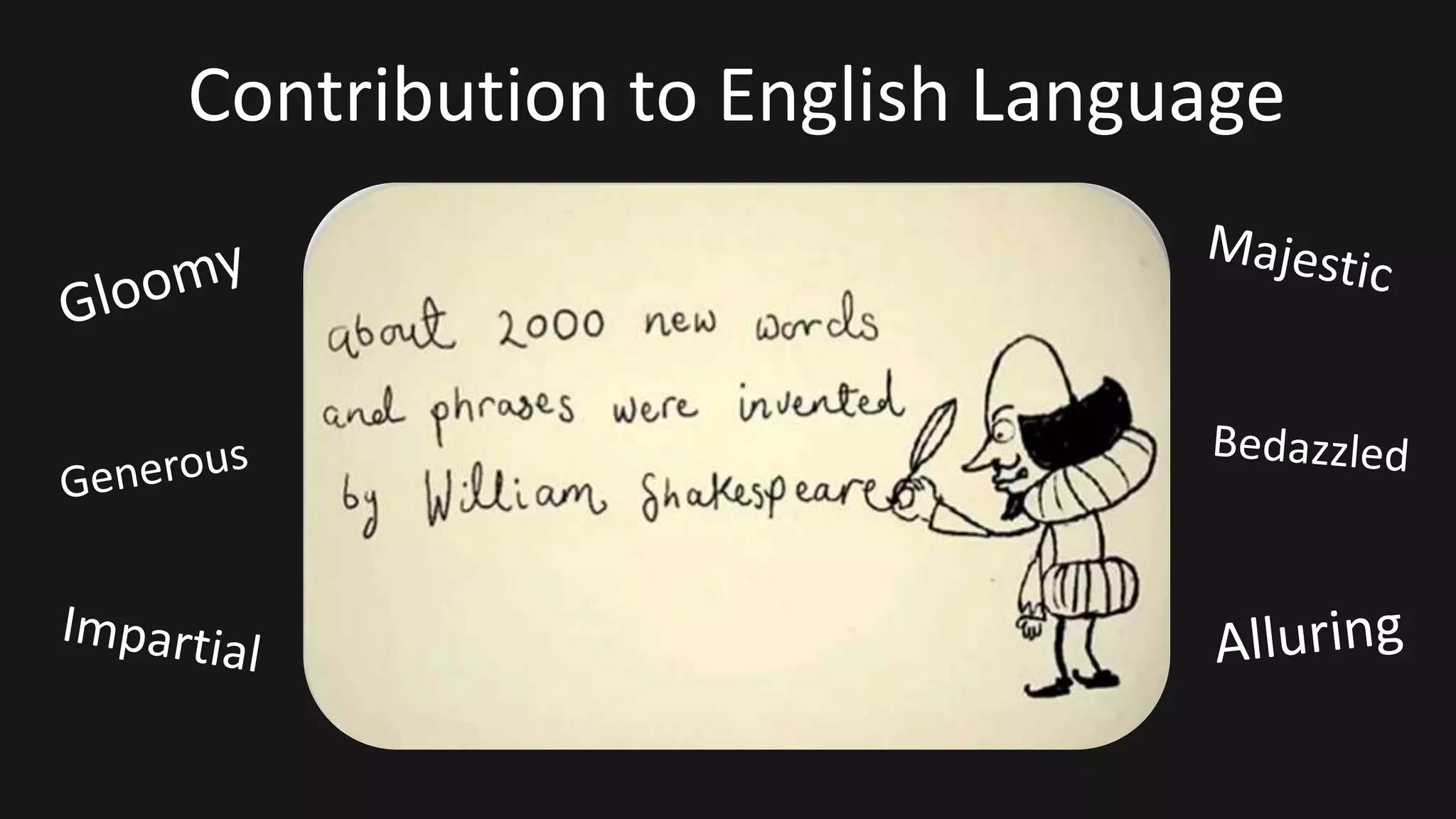 Contribution to English Language
 