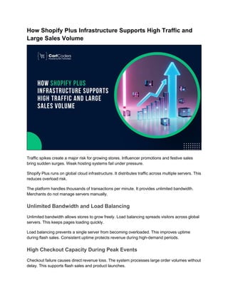 A Comprehensive Guide to Shopify Plus Store Scalability | PDF