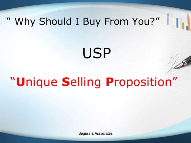 Why Should I Buy From You?