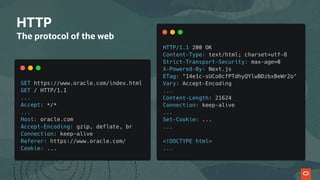 HTTP
The protocol of the web
 