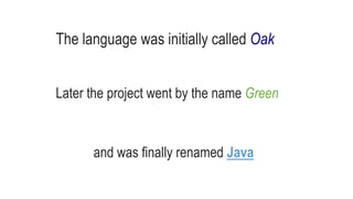 Why should i learn java | PPT