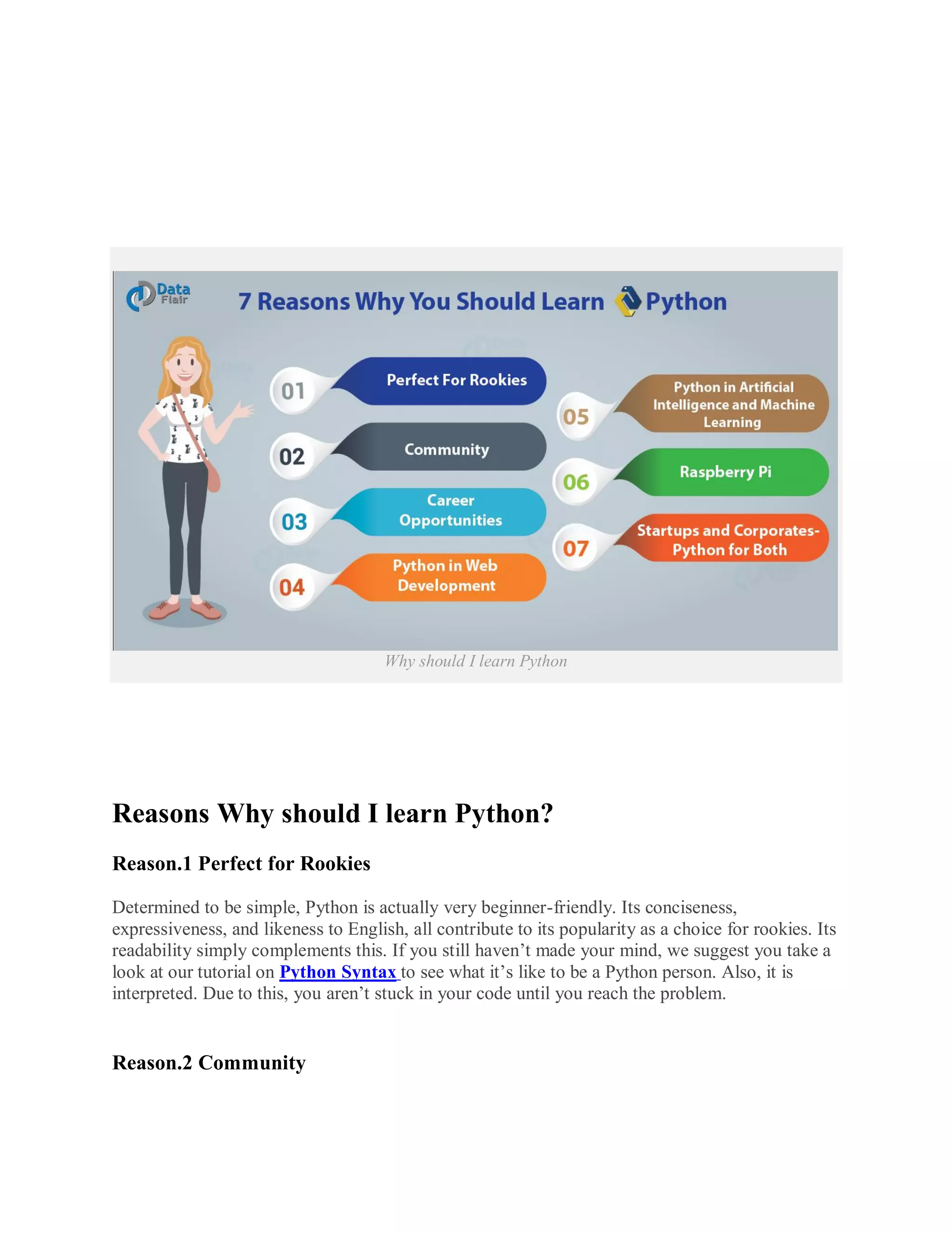 Why should i learn python pdf