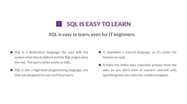 Why Should I learn SQL? | PDF
