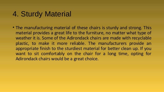 Why Should You Buy Adirondack Chair? The Reasons