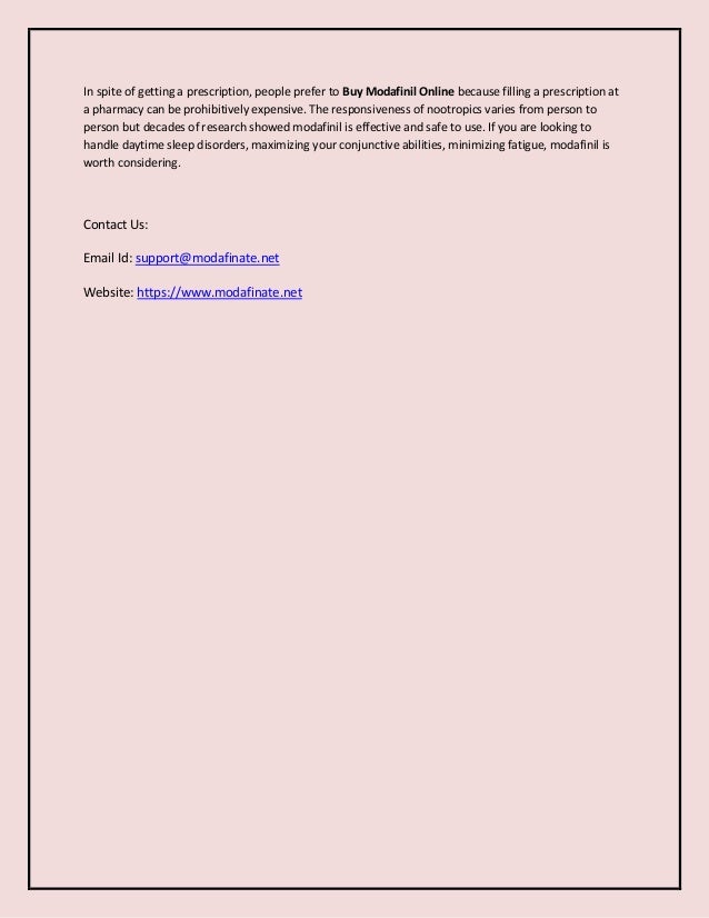 online modafinil prescription