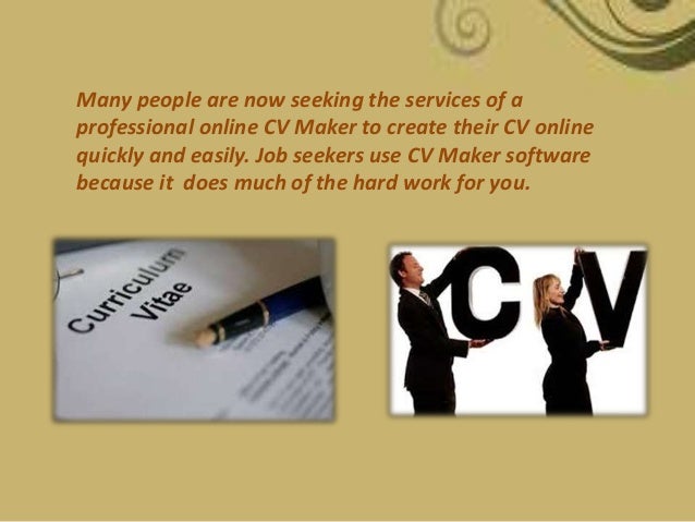 why should you get your resume created through cv builder online