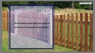 Why Should you Install the Fence Around your Home