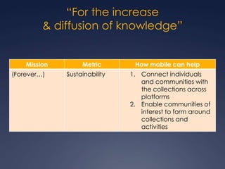 Mobile is a great vehiclehttp://www.youtube.com/watch?v=6ILQrUrEWe815