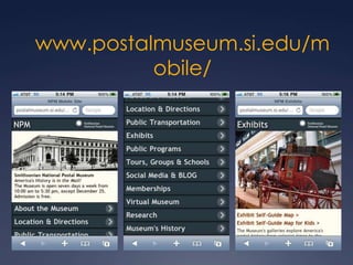 Numerous cellphone toursNASM "Explore the Universe" 