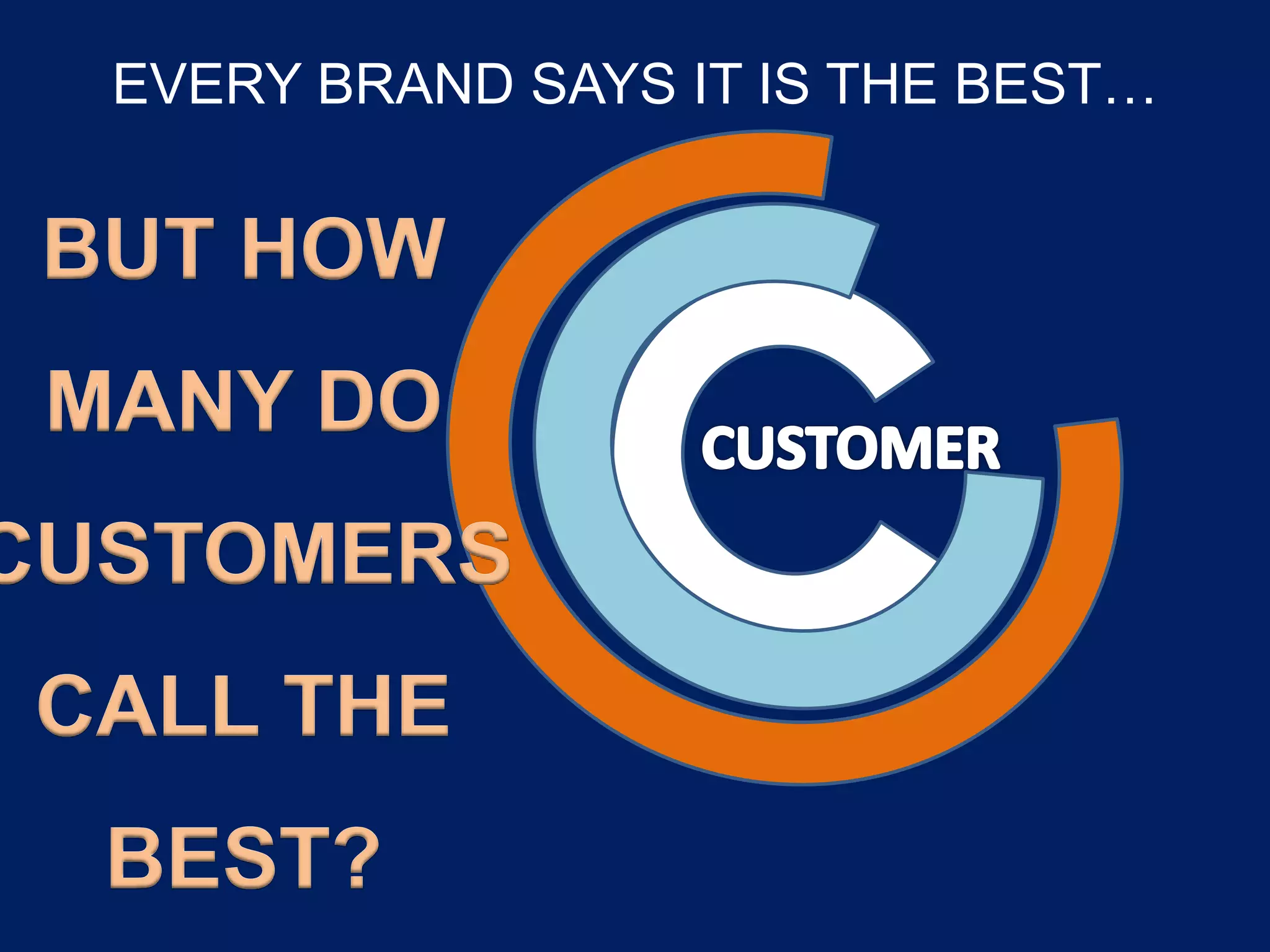 EVERY BRAND SAYS IT IS THE BEST…
 