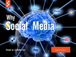 Why
Social Media
Present by @TheNet Asia
 