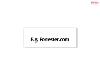 E.g. Forrester.com 