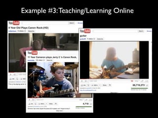 Example #3: Teaching/Learning Online
 