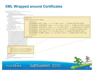 XML Wrapped around Certificates




                                  30
 