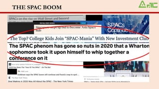 THE SPAC BOOM
 